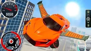 Flying car simulator 3D Game - extreme sports car driving game / Android gameplay #cargame 