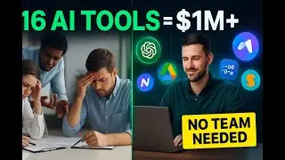 Insane16 AI Tools That Can Build You a $1M Business (No Team Needed)