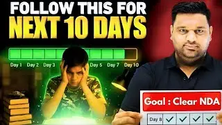 Follow this for Next 10 Days🔥| NDA 2 2025 Mission AIR1| Crack NDA in First Attempt