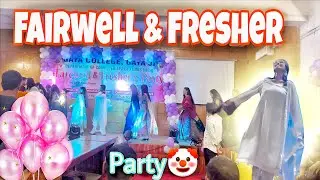 College mai fairwell & fresher party 🤡 aur ghar pe😛#familychannel #indianvlogger #gaya @Gandharvlog 