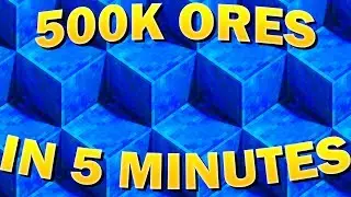 MINING 500K+ ORES IN 5 MINUTES! | Cosmic Prisons #14 (Valron Planet)