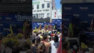 Bollywood Dance Spices Up 2025 Hot Dog Eating Contest | NYC DESI एनवाईसी देसी