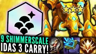 IMMORTAL 9 SHIMMERSCALE IDAS 3 ⭐⭐⭐ ONE SHOTS ENEMIES!  | Teamfight Tactics Set 7 Patch 12.14b