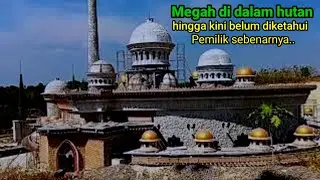 Masjid sedang Viral megah Bojonegoro saat proses pembangunan sebelum diresmikan.