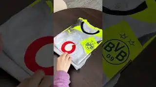 UNBOXING:Borussia Dortmund Away Soccer Jersey 2025/26 #borussiadortmund #futbol #jersey #soccer