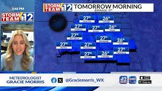 Tuesday Afternoon Weather Update-12/30