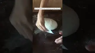 Preshaping a sticky dough. #sourdoughbread #sourdough #sourdoughbreadrecipe #sourdoughrecipe