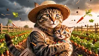 Midwest, 1800s: Mama Cat Harvested Carrots When a Violent Wind Hit—What Came Next Unimaginable