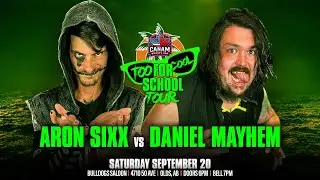 Aron Sixx vs Daniel Mayhem | Sep 20, 2025 | Olds | CanAm Wrestling