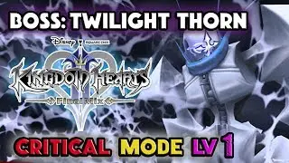 Kingdom Hearts II Final Mix ☆ BOSS: Twilight Thorn [Lv.1 + Critical Mode]