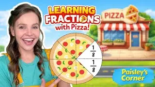 Learn Fractions with Silly Miss Lily at Cotton's Pizza Party 🍕 | Fun Math for Kids | Videos for Kids