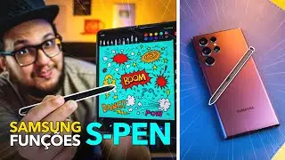 🔥 As MELHORES funções da SAMSUNG S-PEN no Galaxy S22 Ultra e Z Fold 3