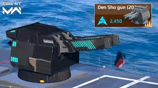 USS Fletcher With 3x Den Sho gun | 2,450 Artcoin - Modern Warships 