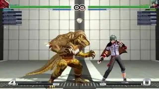 Kof XIV Dinosaur Combos
