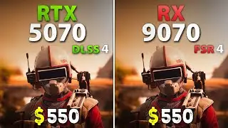 RTX 5070 vs RX 9070 - DLSS 4 vs FSR 4 | Test in 11 Games, 1440p