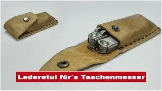 Lederetui vom Anfänger- Was für eine Naht 😂