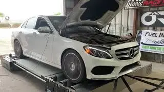 Eurocharged C400 on the dyno