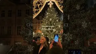 Christmas in Prague 🇨🇿 #shorts #trending #christmas #prague #czechia