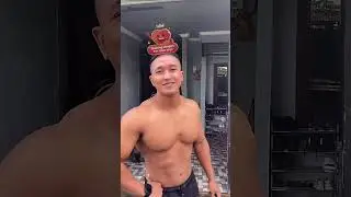 Om Iwan Dengan Otot Super Kekarnya Flexing di Pagi Hari💪🔥