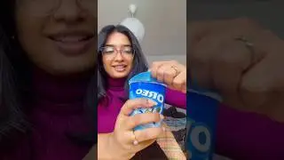 Let&lsquo;s try the new Oreo ice cream bites 🤍🫠 #food #europeanfood #cwc23 #oreoicecream #foodie #india