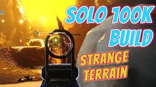 SOLO 100K Nightfall Gunslinger Hunter Build - Strange Terrain | Destiny 2