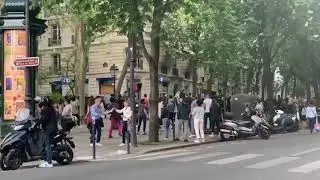 Parisians defy #COVID19 #lockdown with outdoor DANCE PARTY that prompts police raid DETAILS