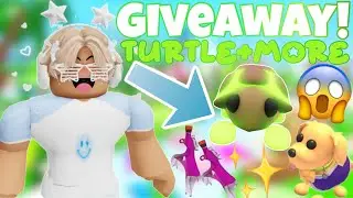 Розыгрыш неоновой черепашки Adopt Me Roblox! + многое другое! 🐢🧪✨😱 Бесплатные питомцы!