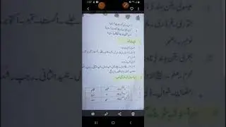 Class:4th | Subject:Kashmiri | Topic:Waktech Baaghnai | Part III