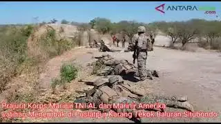 Marinir Indonesia dan Amerika Latihan Menembak