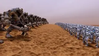 100.000 Trolls VS 1.000 Clone Troopers - Ultimate Epic Battle Simulator 2