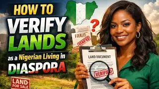 How To Verify Lands As a Nigerian living In Diaspora. #nigerianindiaspora #firsttimehomebuyer.