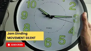 Jam Dinding Movement Silent