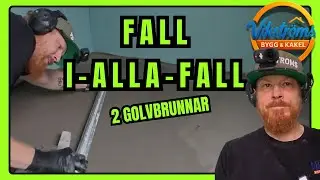 S&aring; flytspacklar du r&auml;tt fall till tv&aring; golvbrunnar