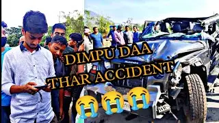 DIMPU'S THAR ACCIDENT VIDEO😭|| Dimpu Baruah Accident || #dimpubaruah #dimpuvlogs #dimpu #dimpuvlog