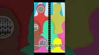 One Minute Magnetic Spice Jar Hack #spiceorganization #MagneticStorageIdeas #diykitchenmakeover