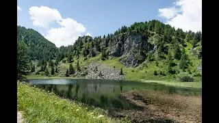 Passeggiata al LAGO NERO(2070m) Cesana Torinese(dji mavic mini)