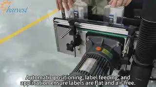 Say goodbye to crooked label! Double-sided labeling machine perfectly handles flat,oval bottle
