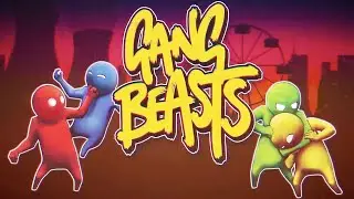 THIS GAME IS HILARIOUS - Gang Beasts | Lixian Tries w/ Rui & Girlfriend