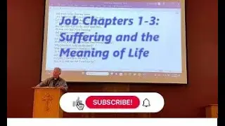 Job, Chapters 1, 2 and 3: The Book of Job, Catholic Bible Study, Tim Peters