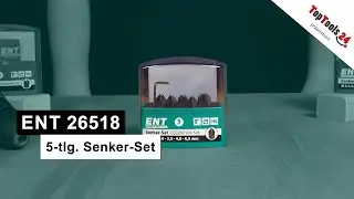ENT 26518 5-tlg. HSS Aufsteckversenker-Set: Perfekte Ergebnisse bei jedem Bohrvorgang