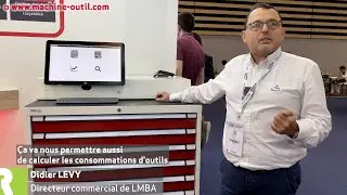 Armoire connect&eacute;e pour outils coupants Thurmettal pilot&eacute;e par le logiciel pour l'usinage Gedix