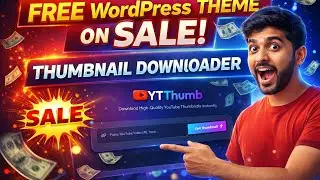 FREE YouTube Thumbnail Downloader WordPress Theme 😍 | High Speed | No API | 2026