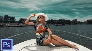 Photoshop📷 CS6 - Cinematic Orange & Teal Color Grading [Film Look Effect]