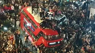 England Fans Celebration - England vs Denmark Euro 2020 semi-final