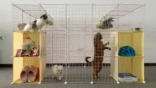 Handmade Decor Craft (Furniture Kit) House For Pomeranian Poodle, Pug, Corgi dog & mini Cats Pet
