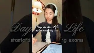 Day in the Life of a Stanford Student During Exams ⛅️ #collegelife #studywithme #vlog #productivity