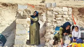 This displaced mother's effective mission in the mountains for her and her daughter's survival