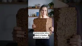 Saatencracker ohne Mehl & Kuchen, glutenfrei & low carb - ein Rezept, 2 gesunde Varianten #mrsflury