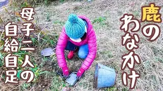 わな猟女子/実践！くくり罠/自給自足生活/田舎暮らし/母子二人のジビエ生活/狩猟