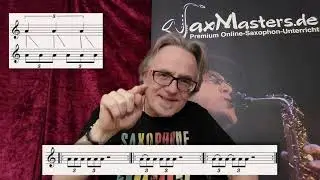 Die Vierteltriole - richtig zählen und spielen (Saxophon Praxis Tipps)